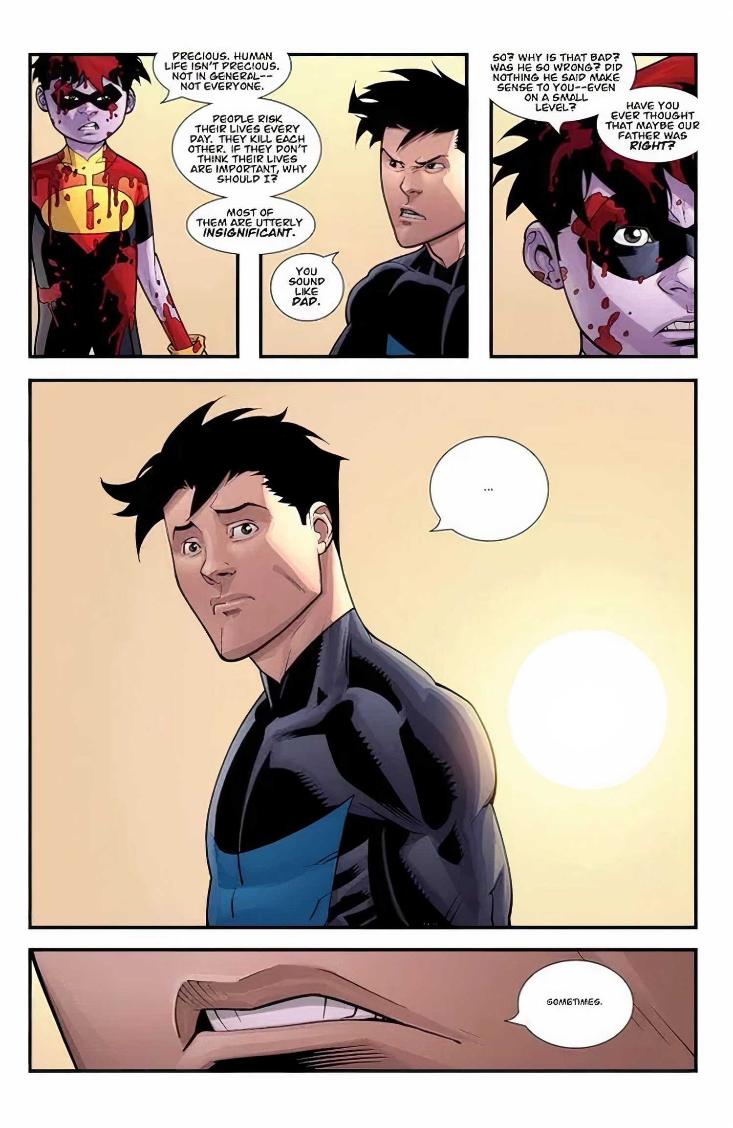 Invincible Talking with Oliver about Omni-Man