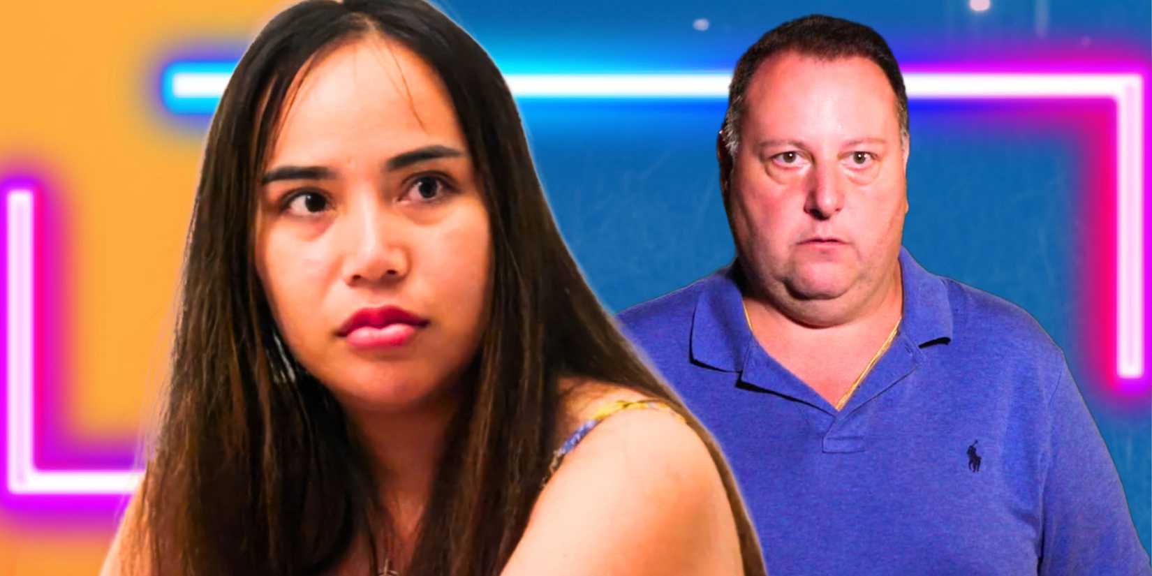 90 Day Fiancé's Annie Suwan and David Toborowsky look stunned.