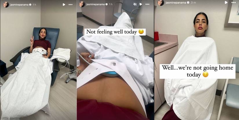 Jasmine Pineda in 90 Day Fiance pregnant in hospital