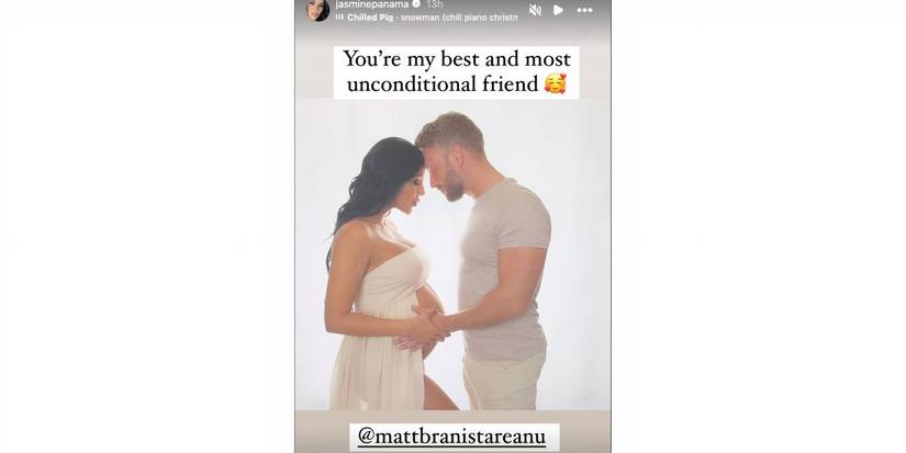 Jasmine Pineda In 90 Day Fiance pregnant with baby daddy Matt Branis on Instagram