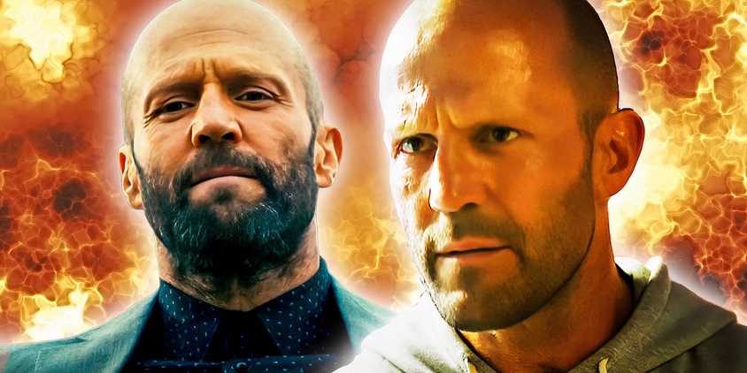 An edited image of Jason Statham in Fast & Furious and The Beekeeper.