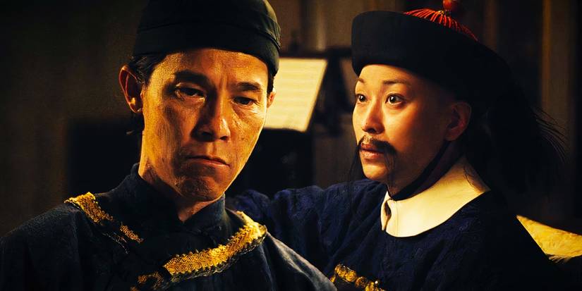 Jason Tobin as Mr. Lao and Chike Chan as Lo Feng Luh in A Thousand Blows season 1 episode 4