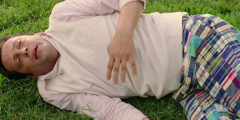 Jeremy on the ground in Wedding Crashers