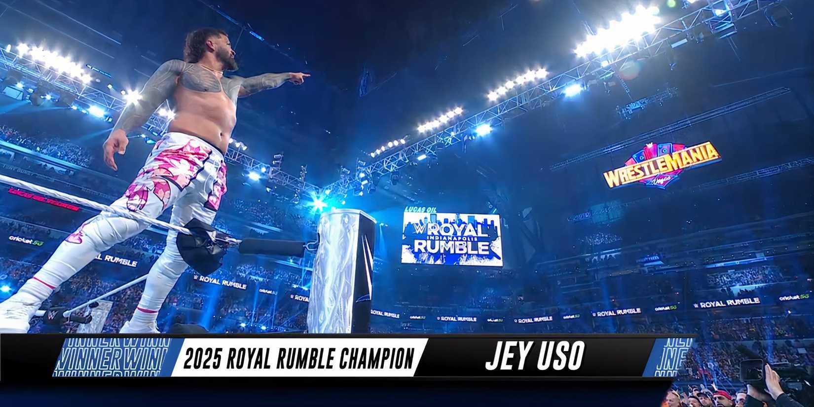 Jey Uso WWE Royal Rumble 2025