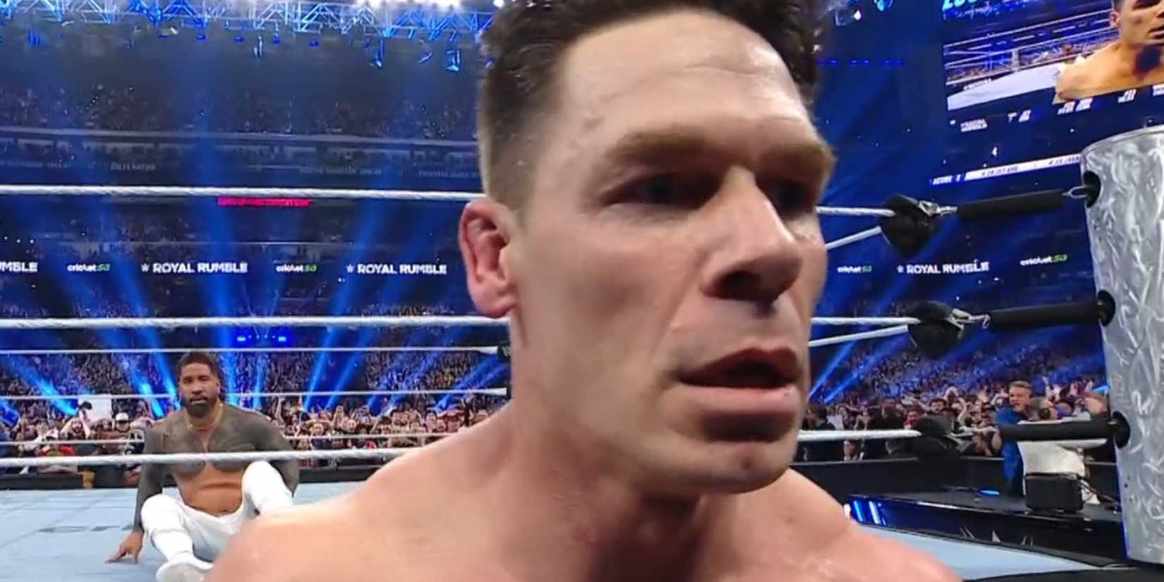 John Cena Loses The Royal Rumble in WWE