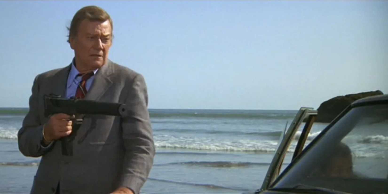 John Wayne as Detective Lieutenant Lon McHugh in McQ