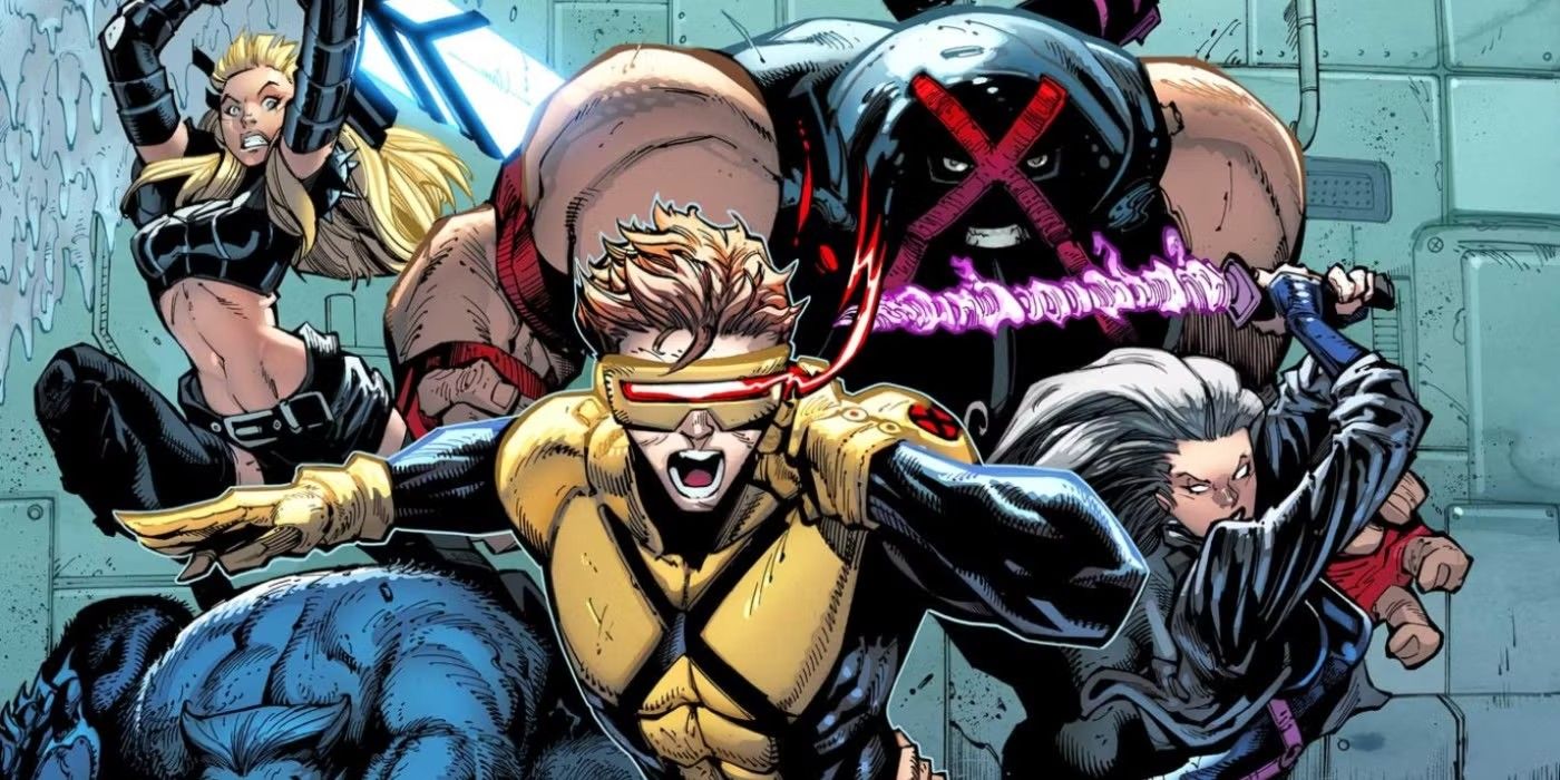 Jaggernaut con l'elenco di X-Men Ciclops