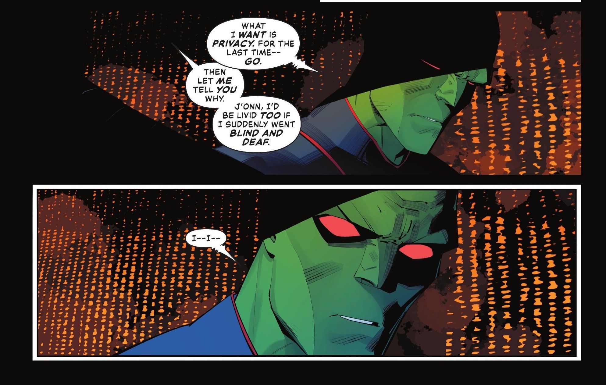 Unlimited Justice League #4 Batman Martian Manhunter 1