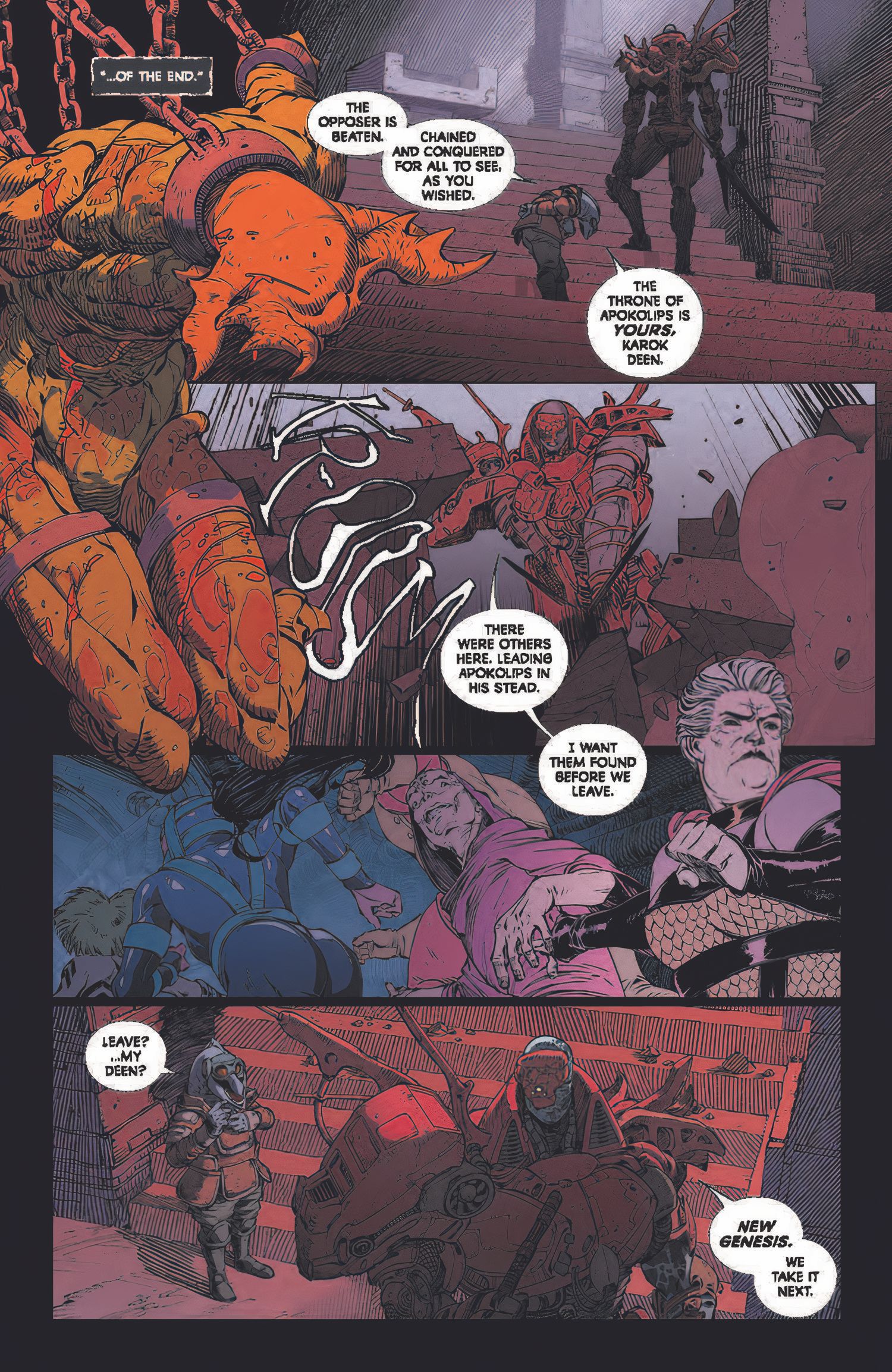 Karok Seizes Apokolips' Throne DC
