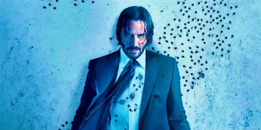 Keanu Reeves in a poster for John Wick: Chapter 2