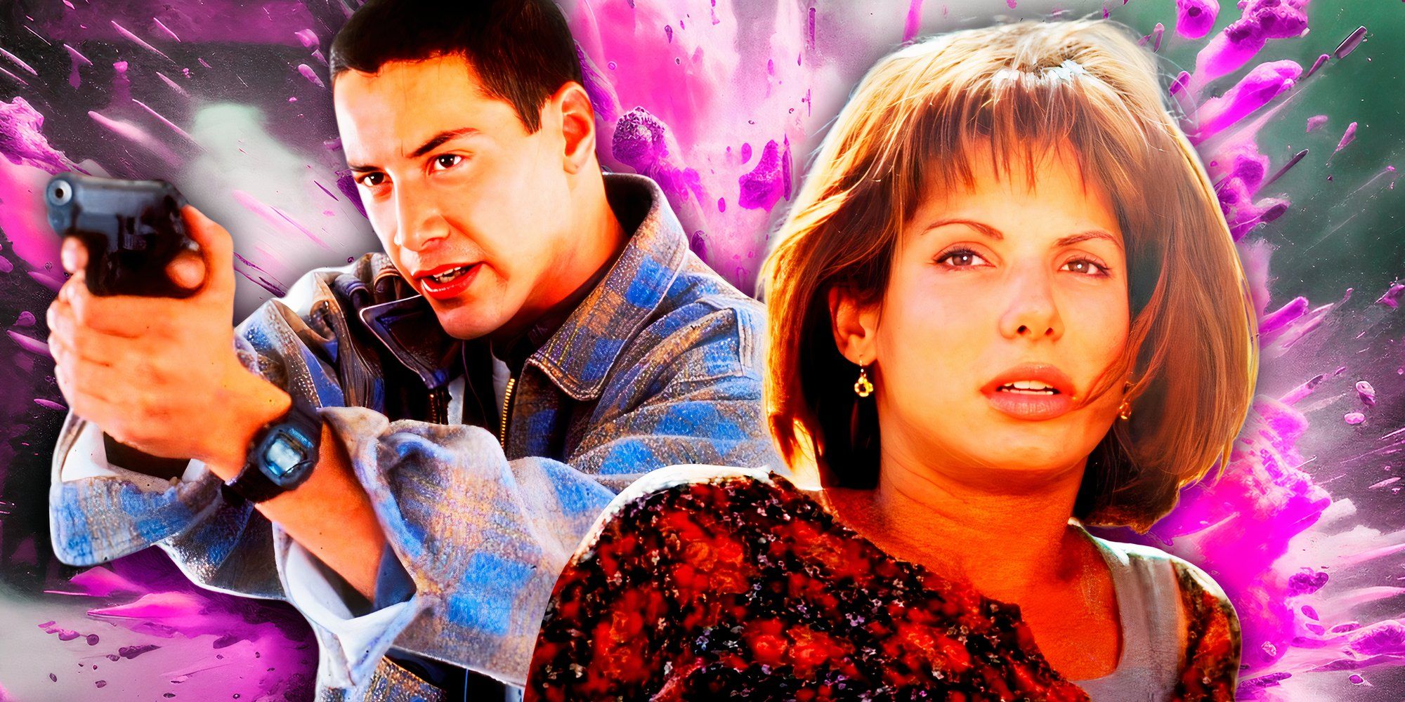 Keanu Reeves &amp; Sandra Bullock from Speed