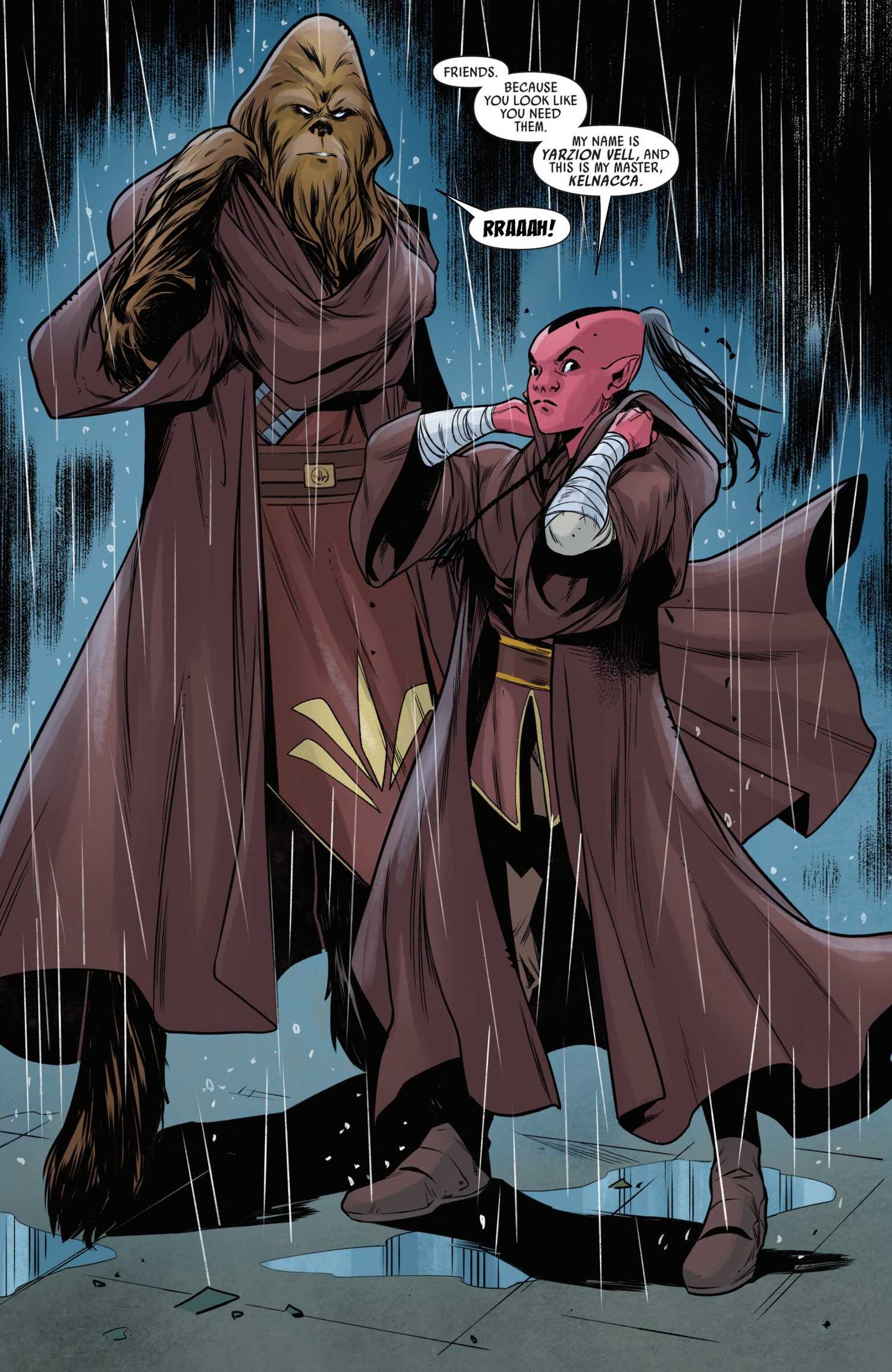 Kelnacca and Yarzion Vell in Fear Of The Jedi #1