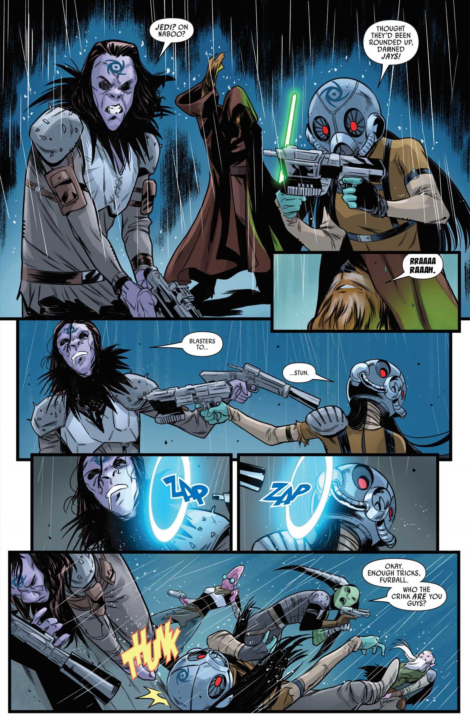 Kelnacca Fights Nihil in Fear of the Jedi #1