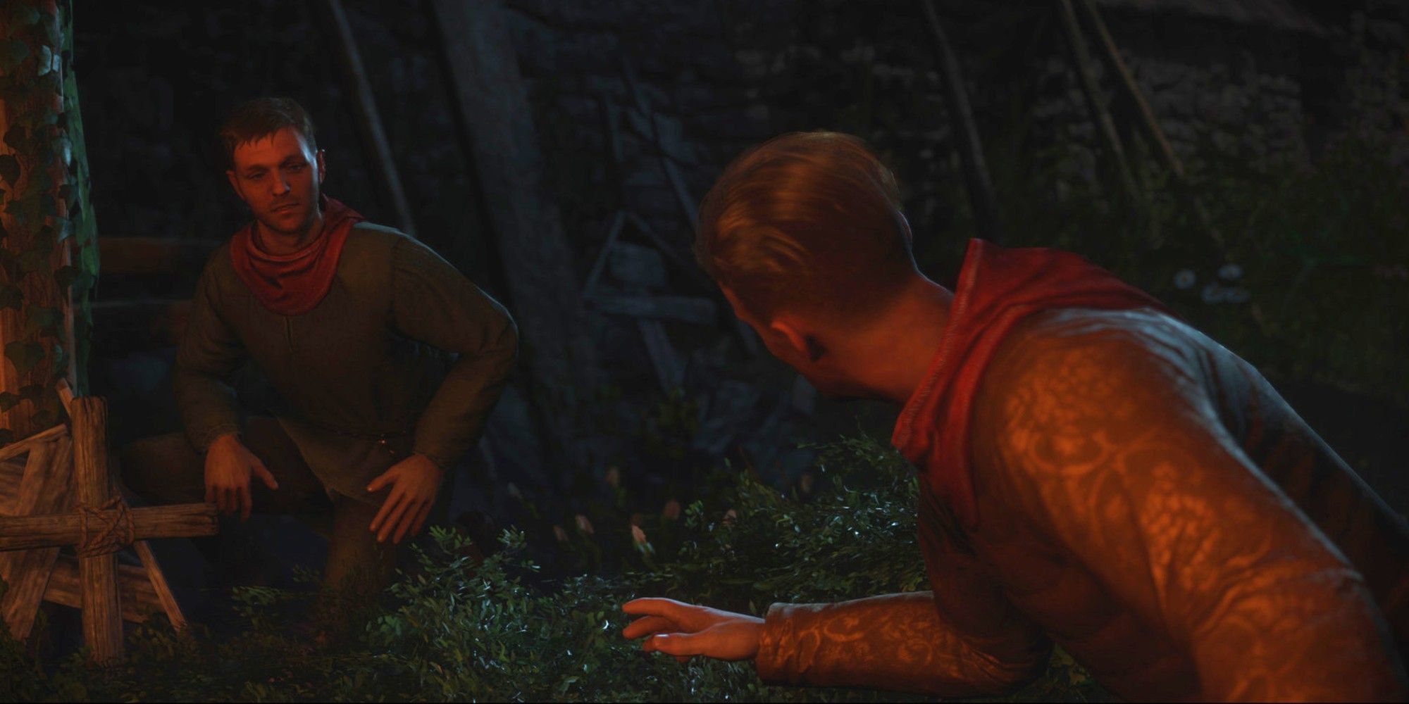 Kingdom Come Deliverance Hans Capon sneaking around with Henry