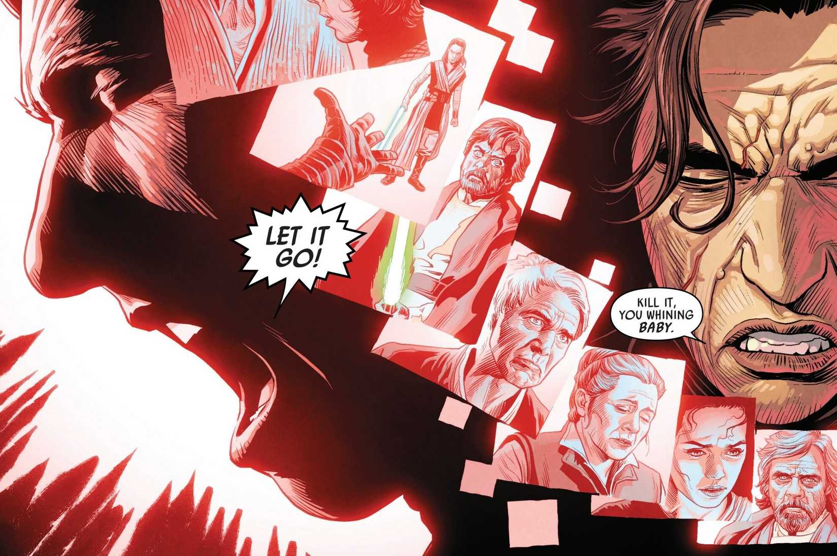 Kylo Ren calls himself a baby.