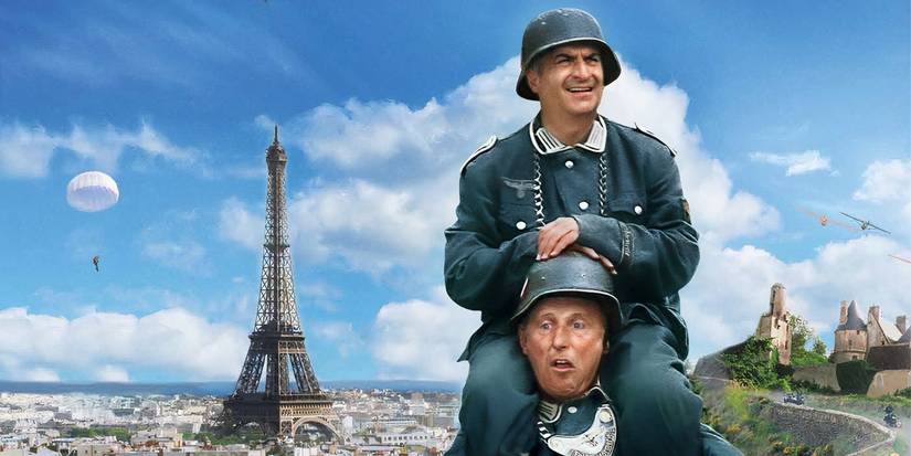 A still from the 1966 French comedy movie La Grande Vadrouille