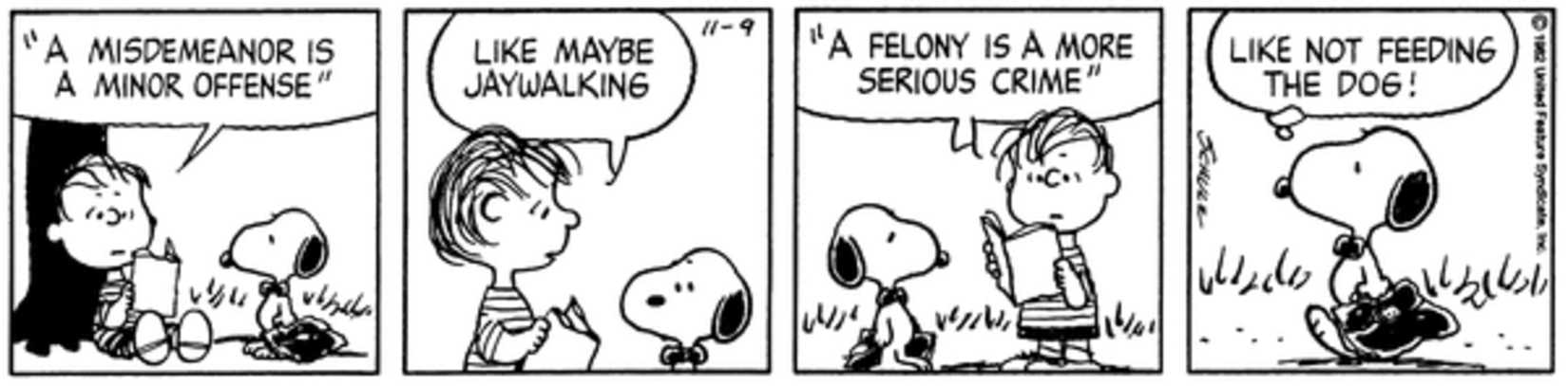 Linus talking with World Famous Attorney.