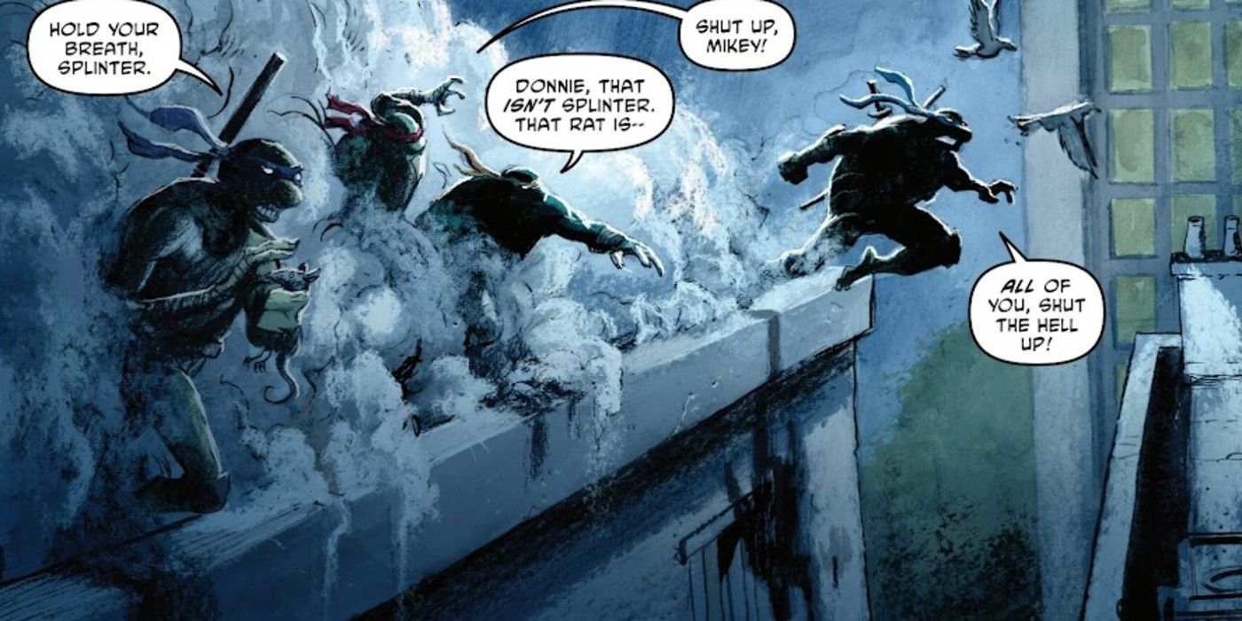 Leonard Splinter Donatello Raphael Michelangelo Leonardo Splinter