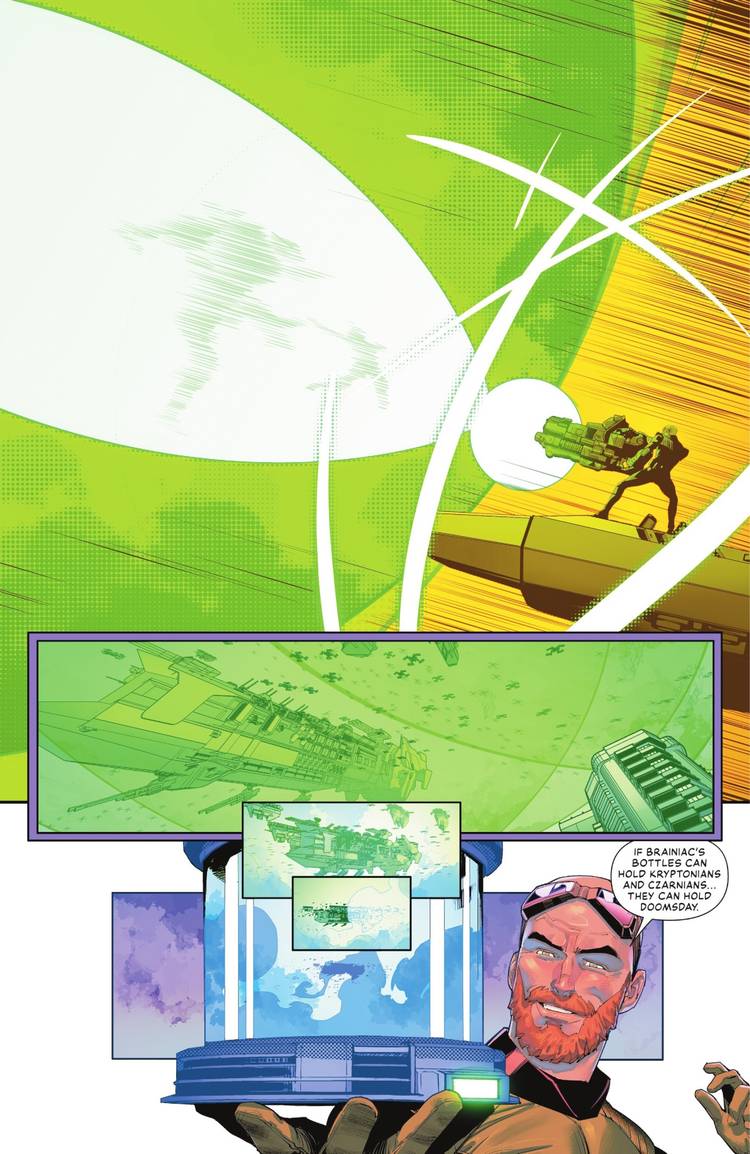 Lex Luthor Defeats Doomsday By Shrinking Him Down