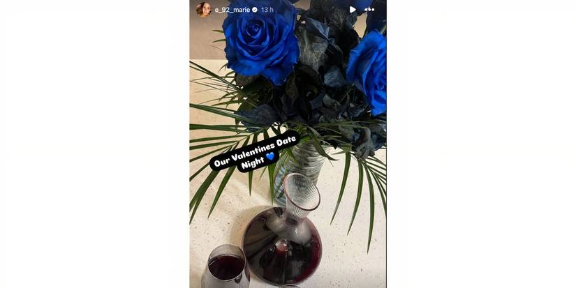 Liz Woods in 90 Day Fiance on Instagram Stories About Valentine's Date