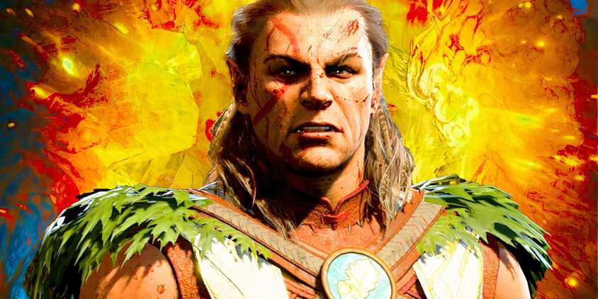 Mad Halsin from Baldur's Gate 3