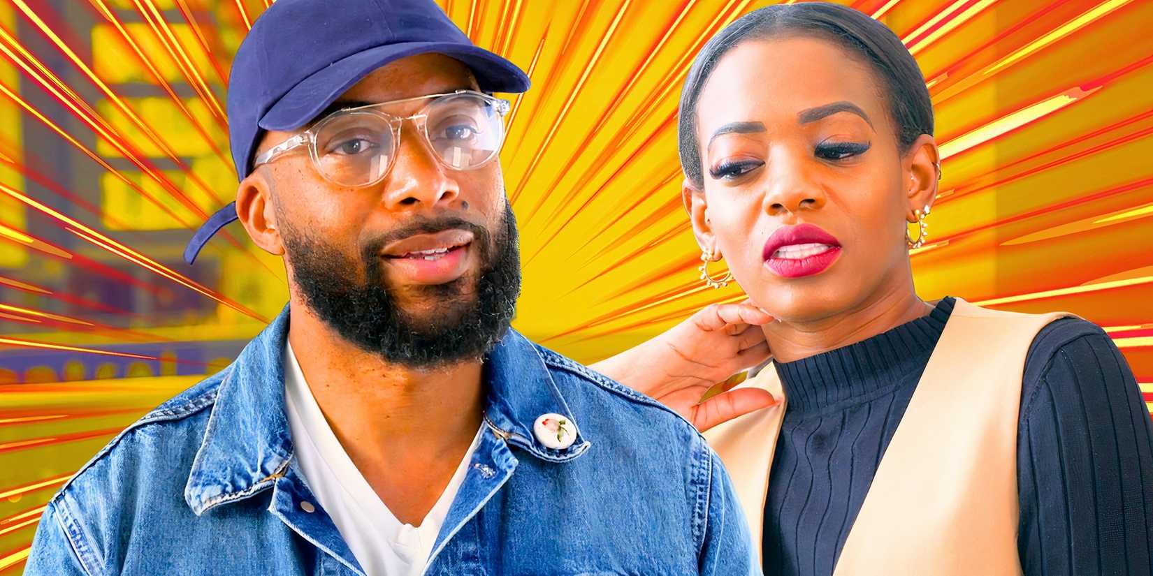 montage of Ikechi and Emem from married at first sight season 18