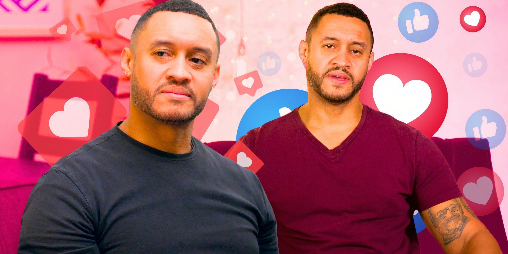 montage of Married At First Sight Season 18 cast member Thomas McDonald