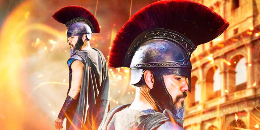 Matt Damon's Odysseus character