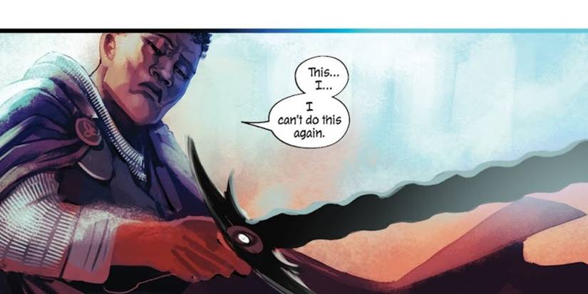 Matthew wields a sword in Kieron Gillen's Die #1