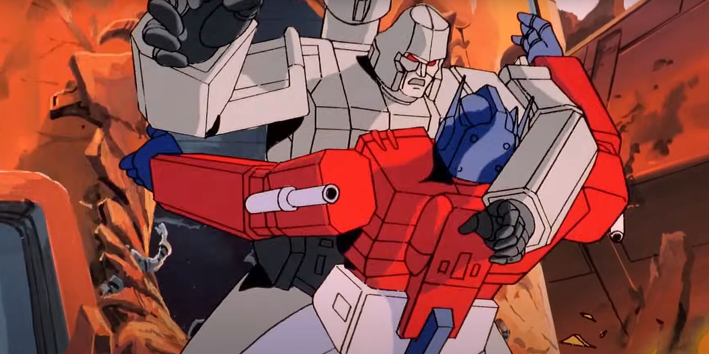 megatron vs optimus prime in transformers the movie 1986