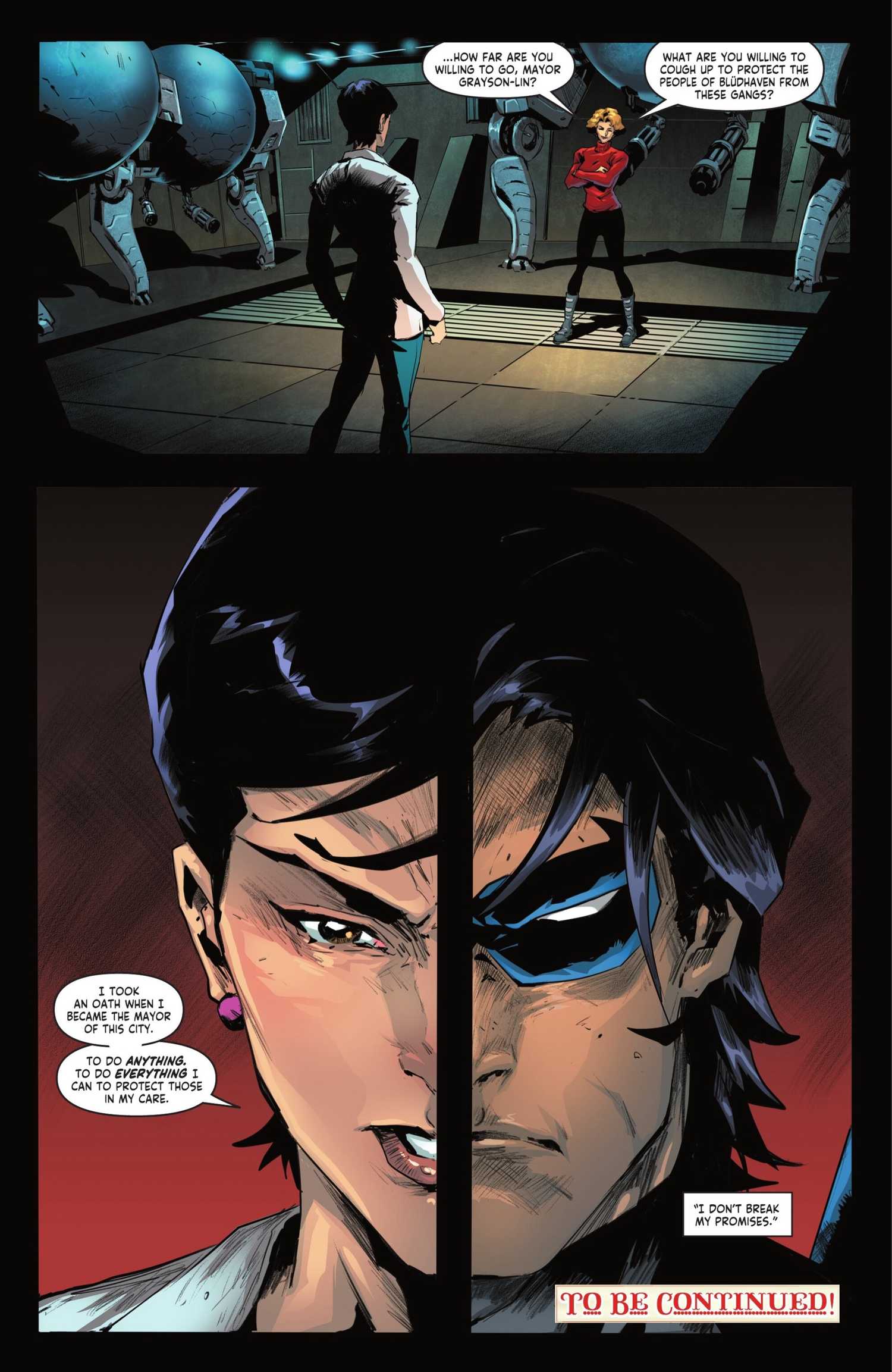Melinda vs Nightwing in Nightwing #123
