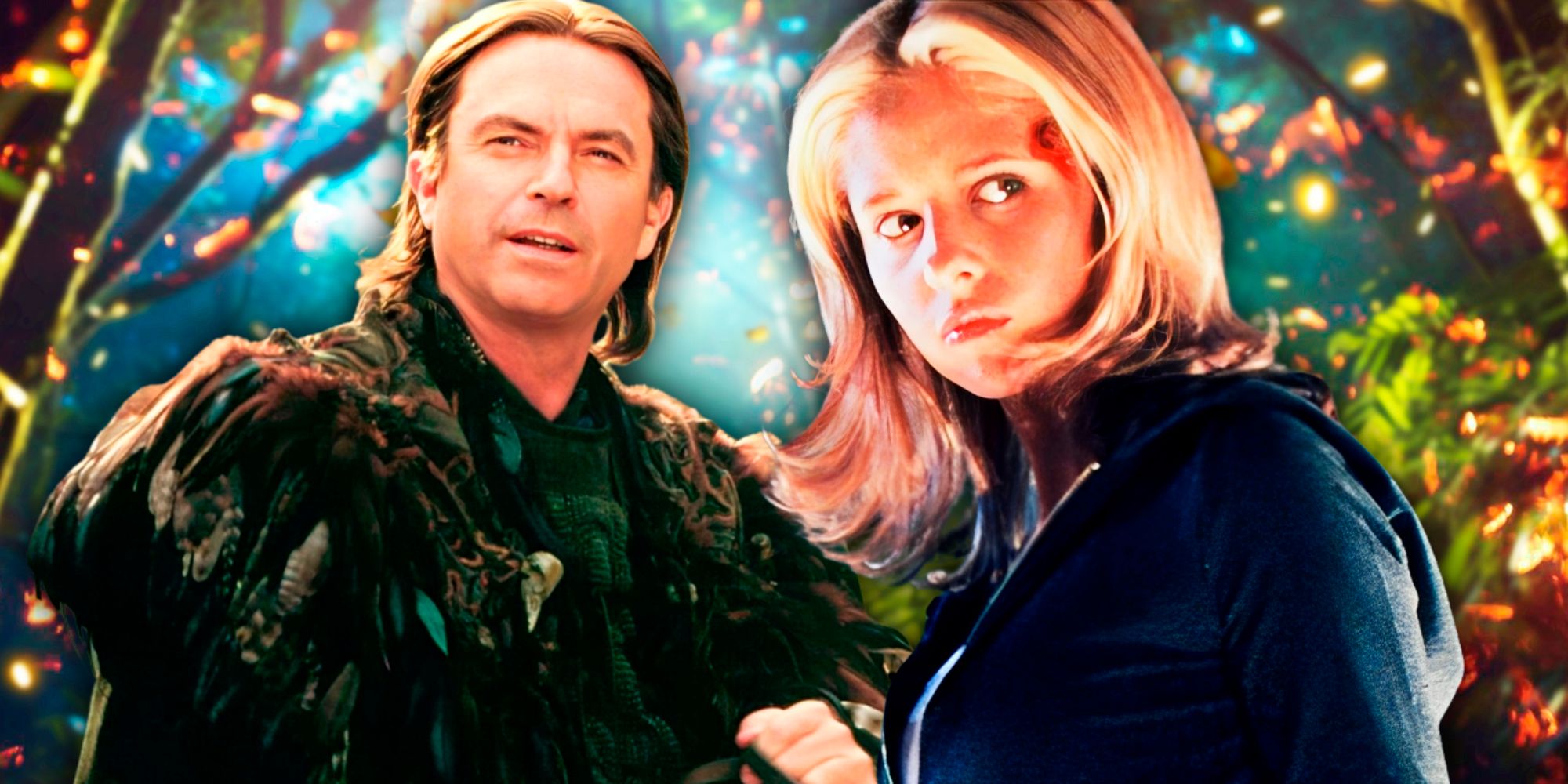 Merlin and Buffy the Vampire Slayer imagery