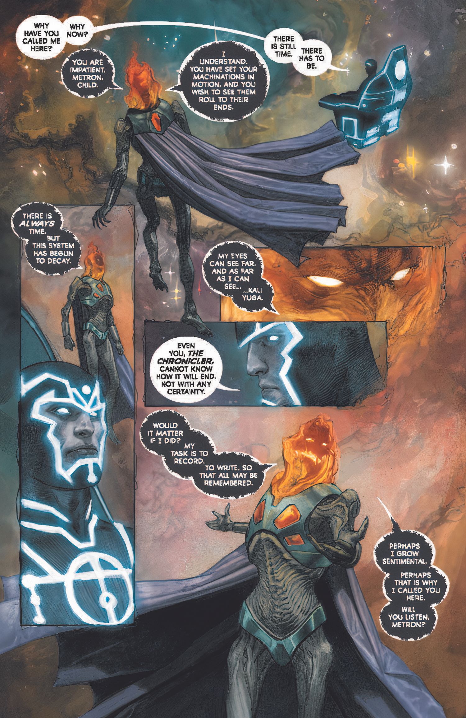 Metron Speaks with the Chronicler DC