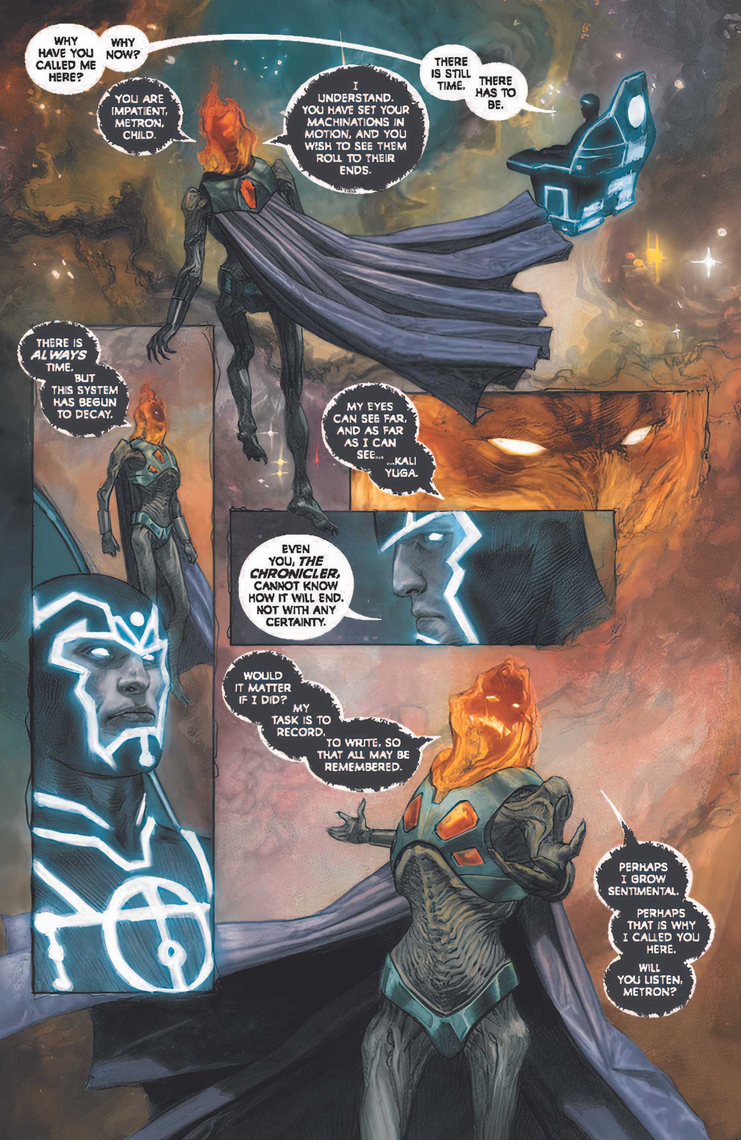 Metron Speaks with the Chronicler DC