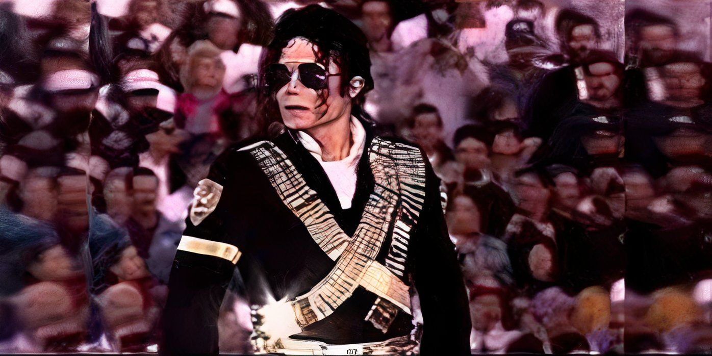 Michael Jackson performing at the Super Bowl