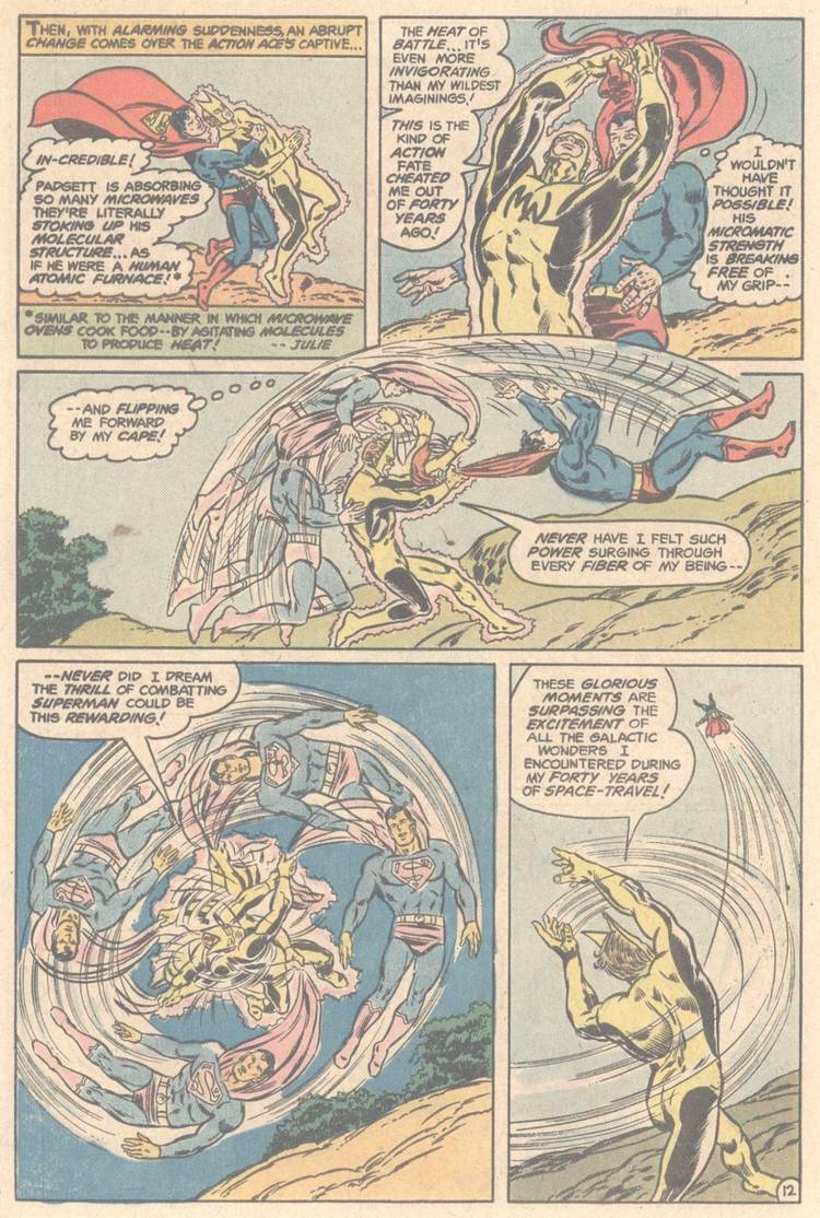 Microwave Man Throws Superman Into Space