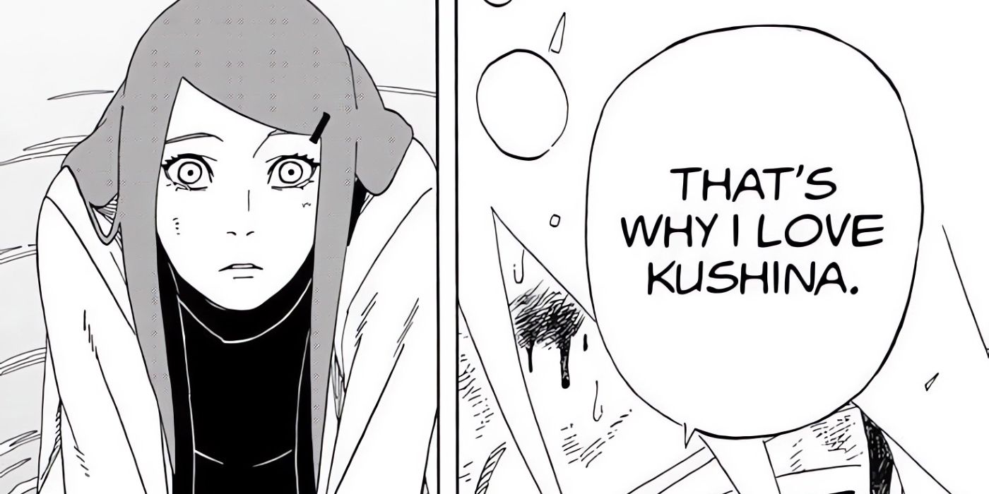 Minato declares his love for Kushina during his battle against Kurama.