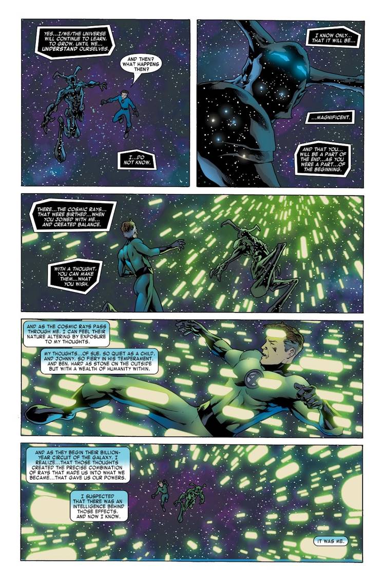 Mister Fantastic Time Traveling in Cosmic Ray