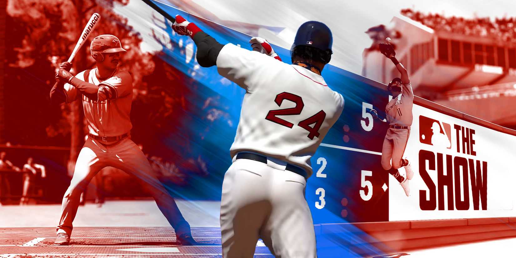 MLB The Show 25 players with bats