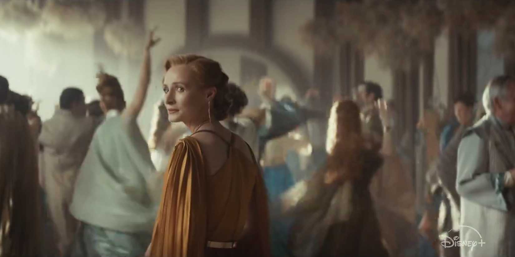 Mon Mothma and a party in the Andor season 2 trailer