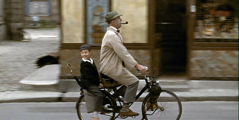 A still from the 1958 French comedy Mon Oncle