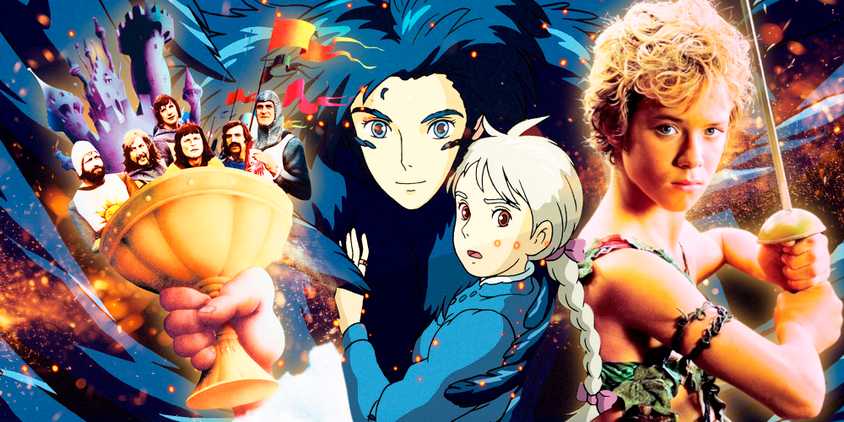 Monty Python and the Holy Grail, Howl's Moving Castle, and Peter Pan (2003)