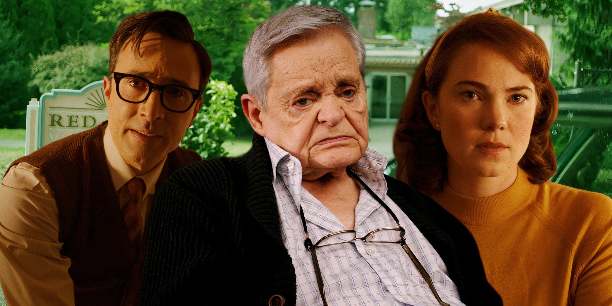 Mr. Martin, Eugene, and Janet imagery from School Spirits.