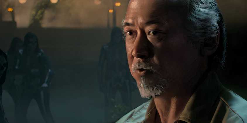 Mr. Miyagi in Cobra Kai