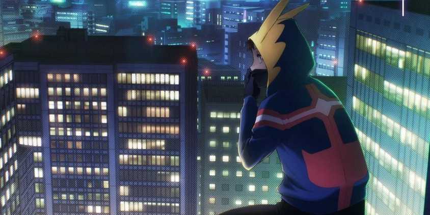 Koichi on the poster for My Hero Academia Vigilantes.