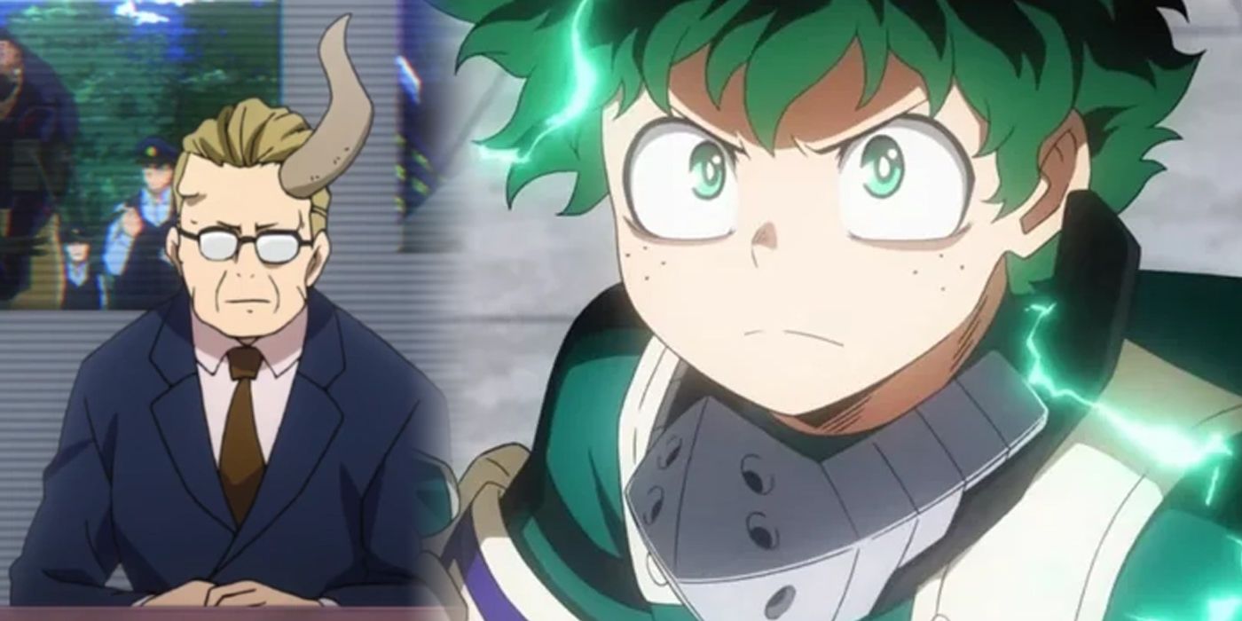 Deku with newscaster Miyagi Daikaku