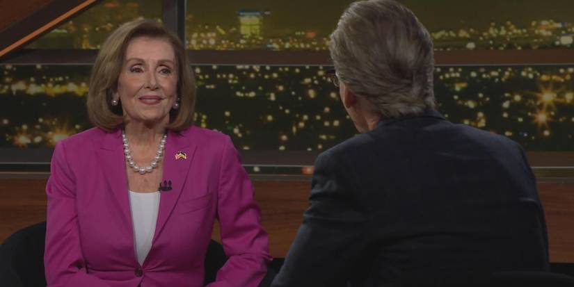 Nancy pelosi on Real Time With Bill Maher in 2024