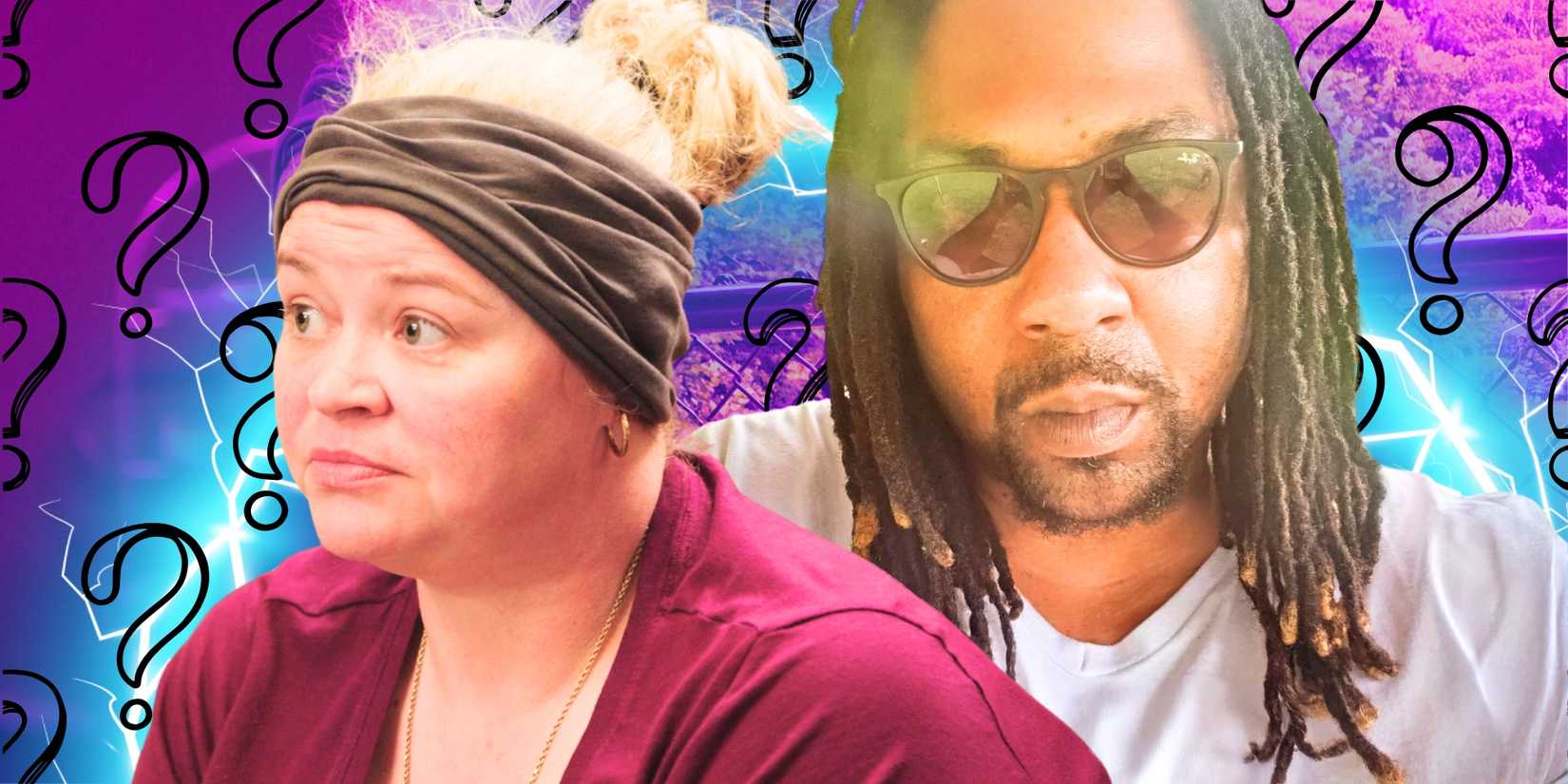 1000-Lb Sisters’ Amanda Halterman & Leonard Moore with serious expressions.