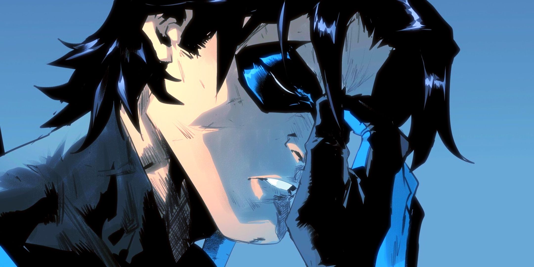 Nightwing Stressed Out in DC Comics