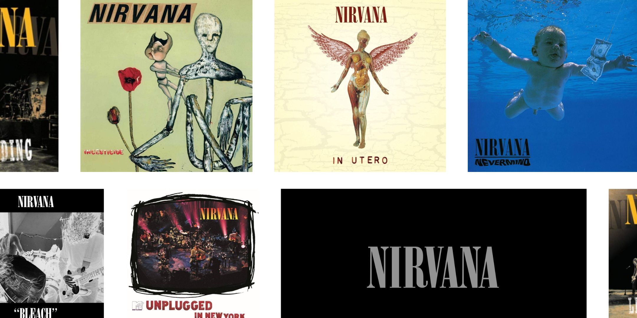 Nirvana Album Covers